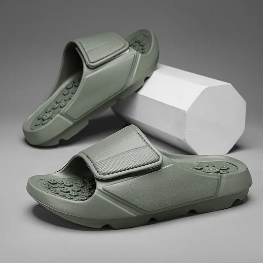 Men'S Breathable Massage Sandals - Comfortable EVA Summer Slides